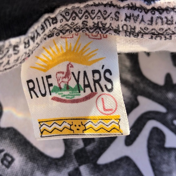 Vintage Nazca Lines Calendario Nazca Peru Allover Print Tee Shirt Size Large - Picture 5 of 7